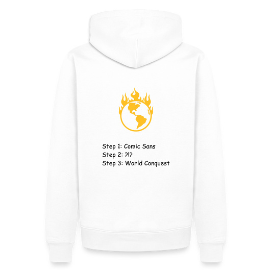 Männer Premium Hoodie Worldconquest - Weiß